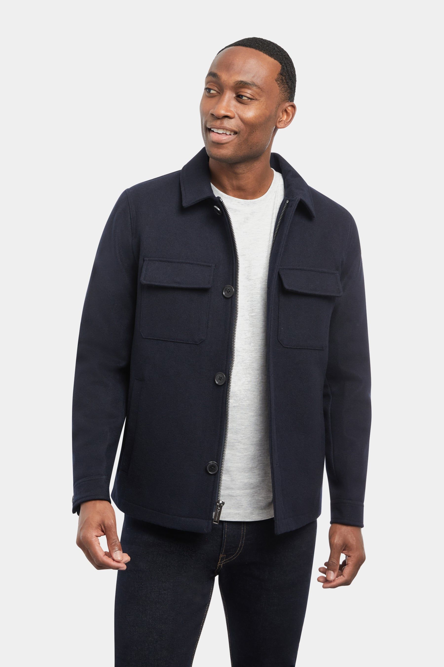 Wool Shirt Jacket sold by Lord & Taylor product image thumbnail 2