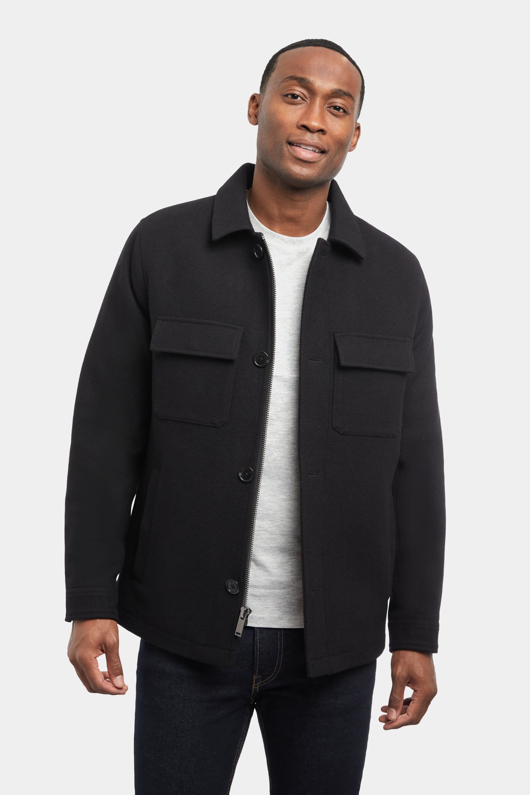 Wool Shirt Jacket sold by Lord & Taylor product image thumbnail 7