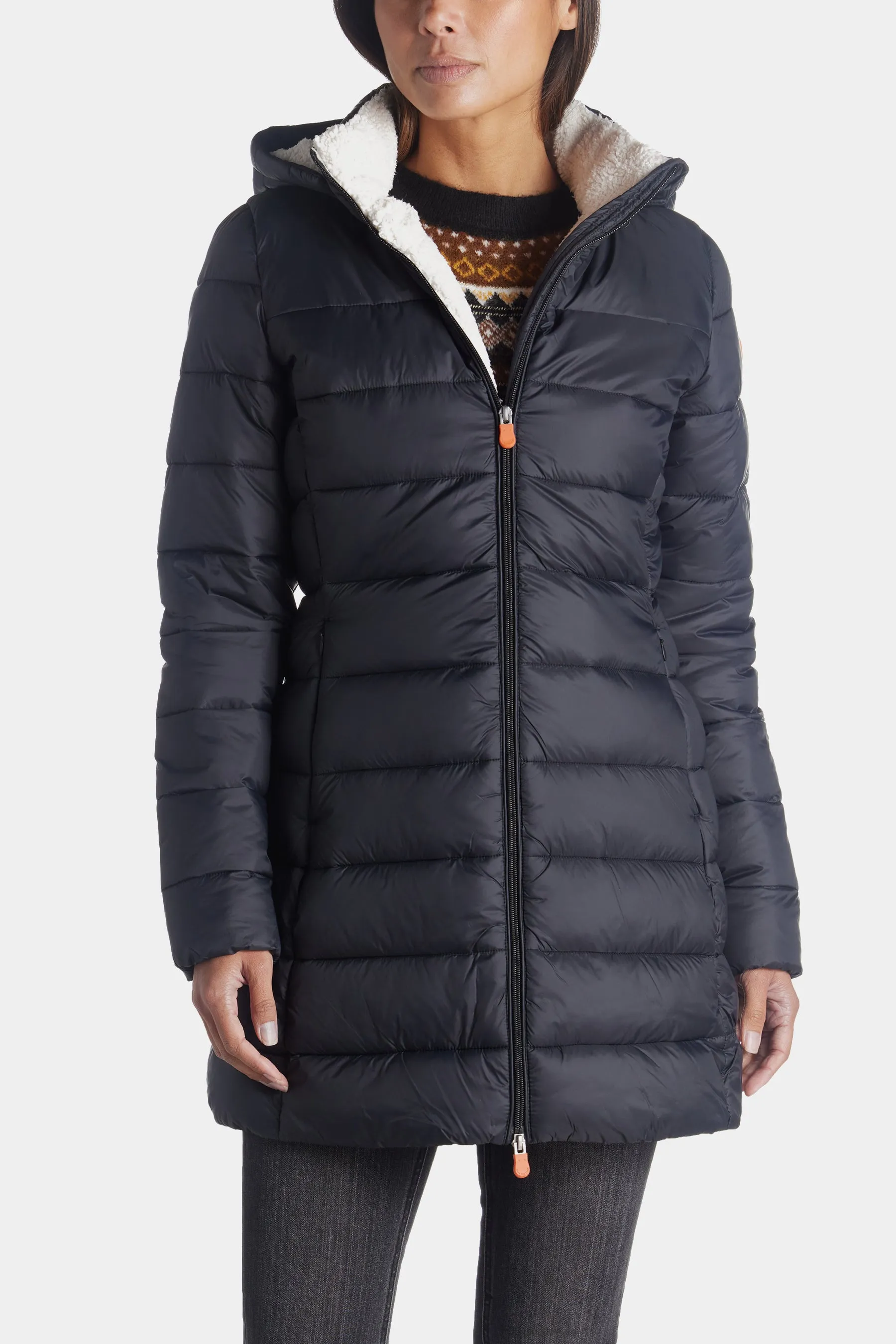 Cleo Long Coat With Sherpa sold by Lord & Taylor product image thumbnail 5