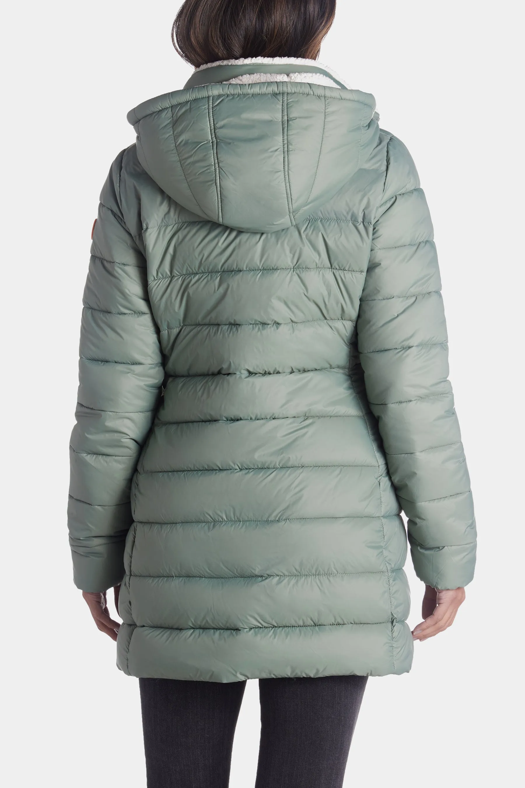 Cleo Long Coat With Sherpa sold by Lord & Taylor product image thumbnail 3