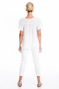 Textured Cotton Short Sleeve Top sold by Lord & Taylor