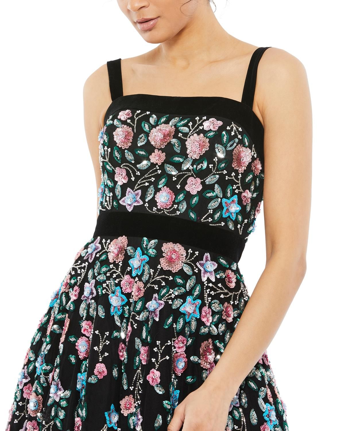 Embellished Fit And Flare Mini Dress sold by Lord & Taylor product image thumbnail 3