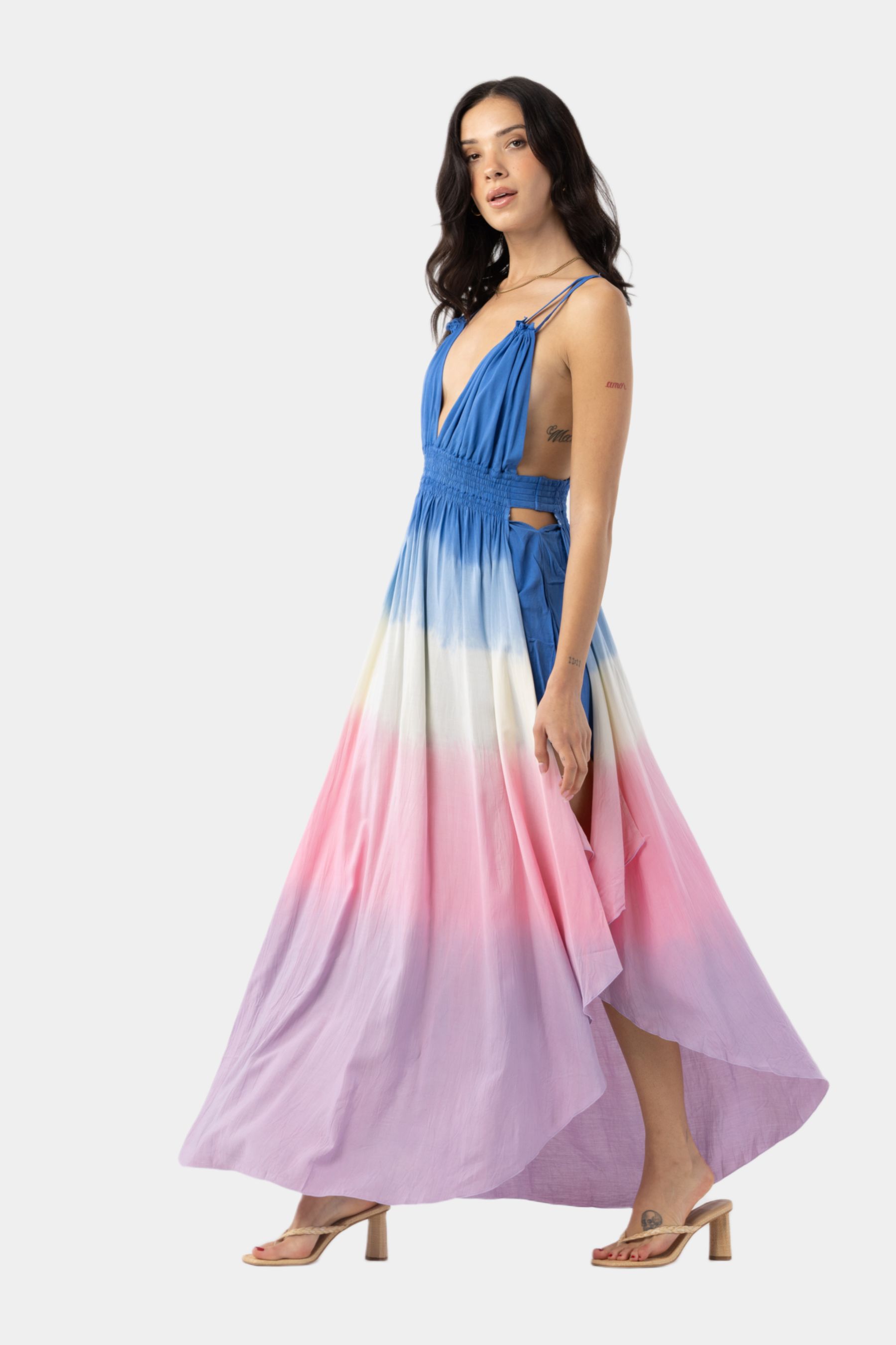 Manhattan Plunge Neck Maxi Dress sold by Lord & Taylor product image thumbnail 2