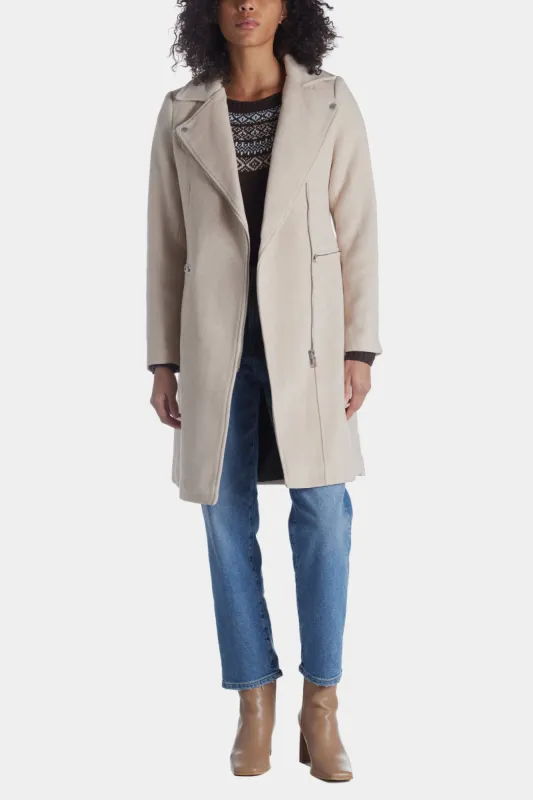Twill Moto Coat sold by Lord & Taylor