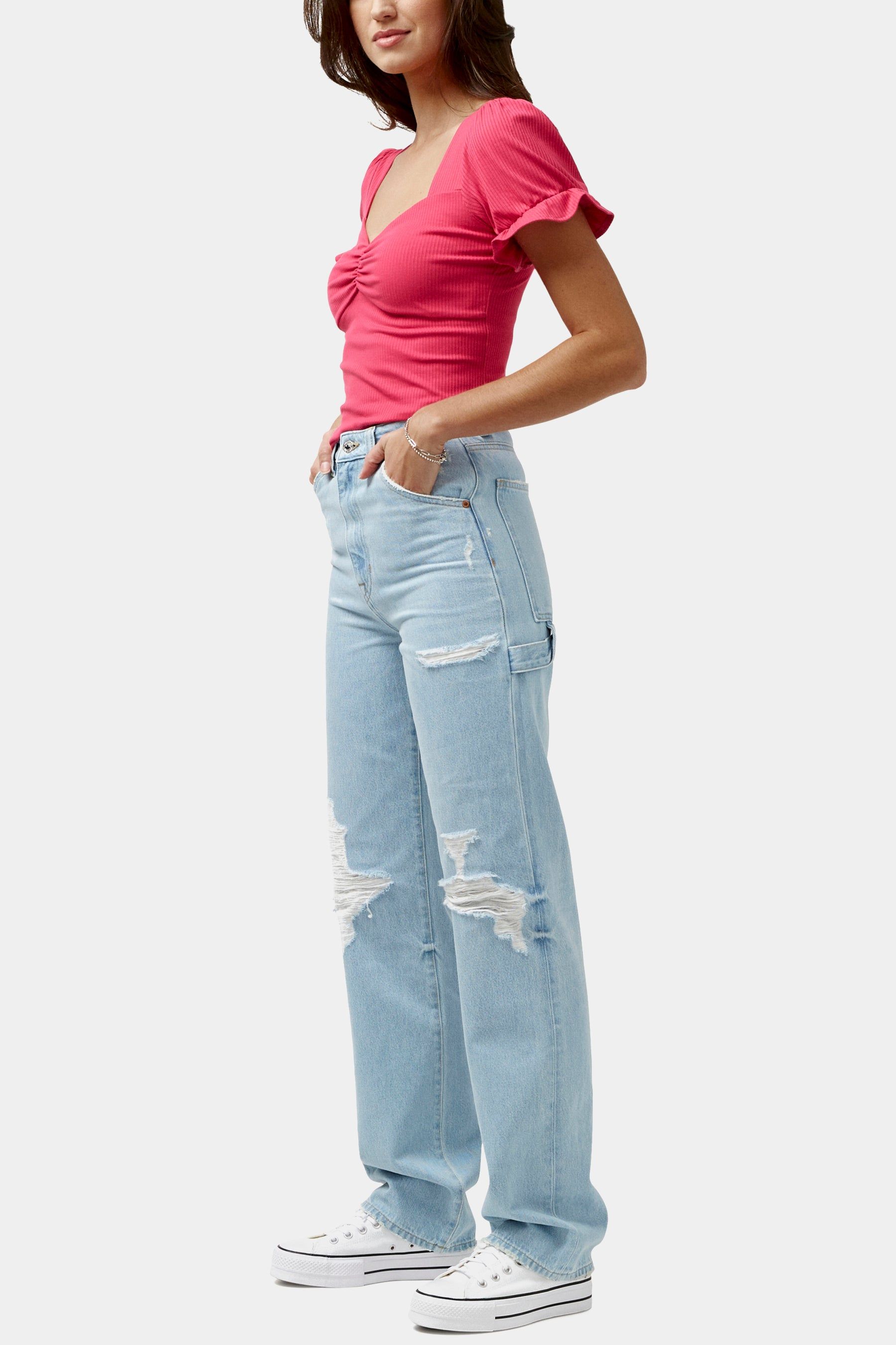 Amari Flutter Sleeve T-Shirt sold by Lord & Taylor product image thumbnail 4