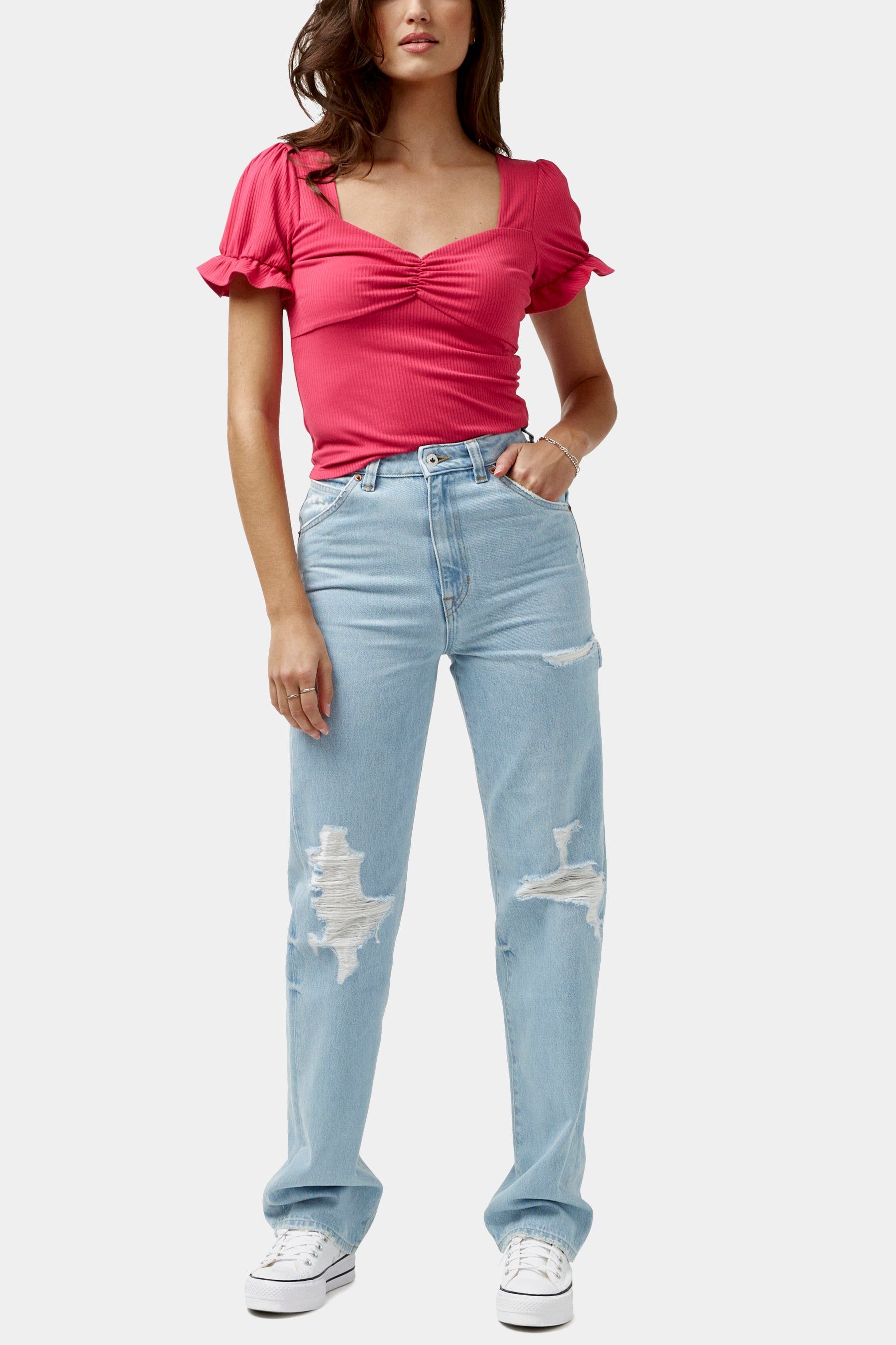 Amari Flutter Sleeve T-Shirt sold by Lord & Taylor product image thumbnail 2