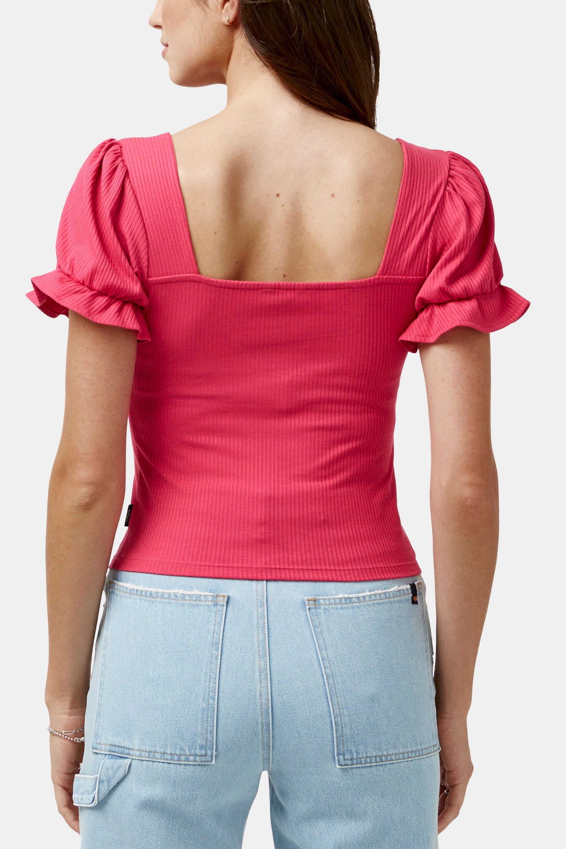 Amari Flutter Sleeve T-Shirt sold by Lord & Taylor product image thumbnail 3