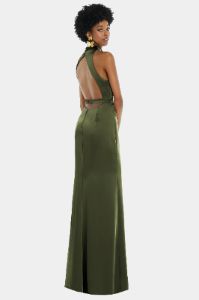 High Neck Backless Maxi Dress sold by Lord & Taylor