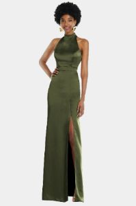 High Neck Backless Maxi Dress sold by Lord & Taylor