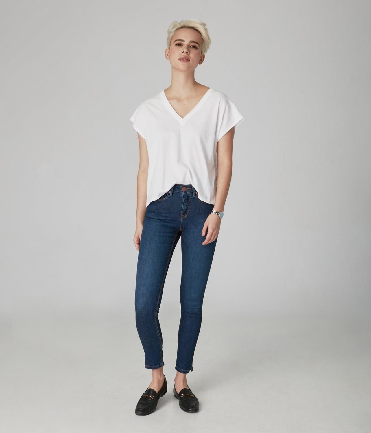 Blair Mid-Rise Skinny Jeans sold by Lord & Taylor