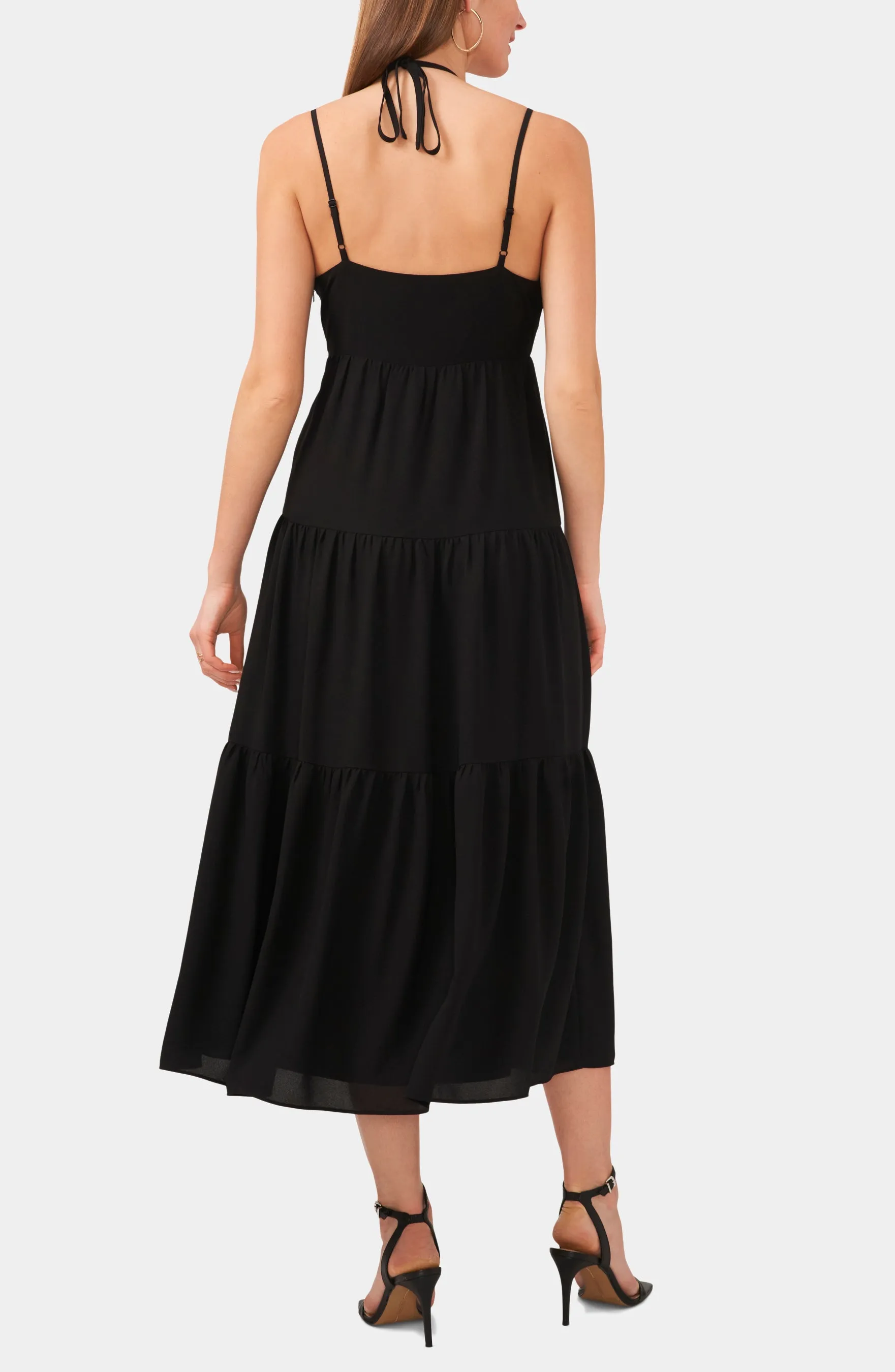 Strappy V-Neck Tiered Dress sold by Lord & Taylor product image thumbnail 3