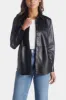 Faux Leather Shirt sold by Lord & Taylor