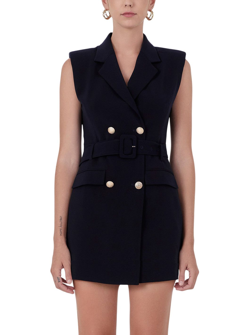 Sleeveless Double Breasted Mini Dress sold by Lord & Taylor product image thumbnail 6