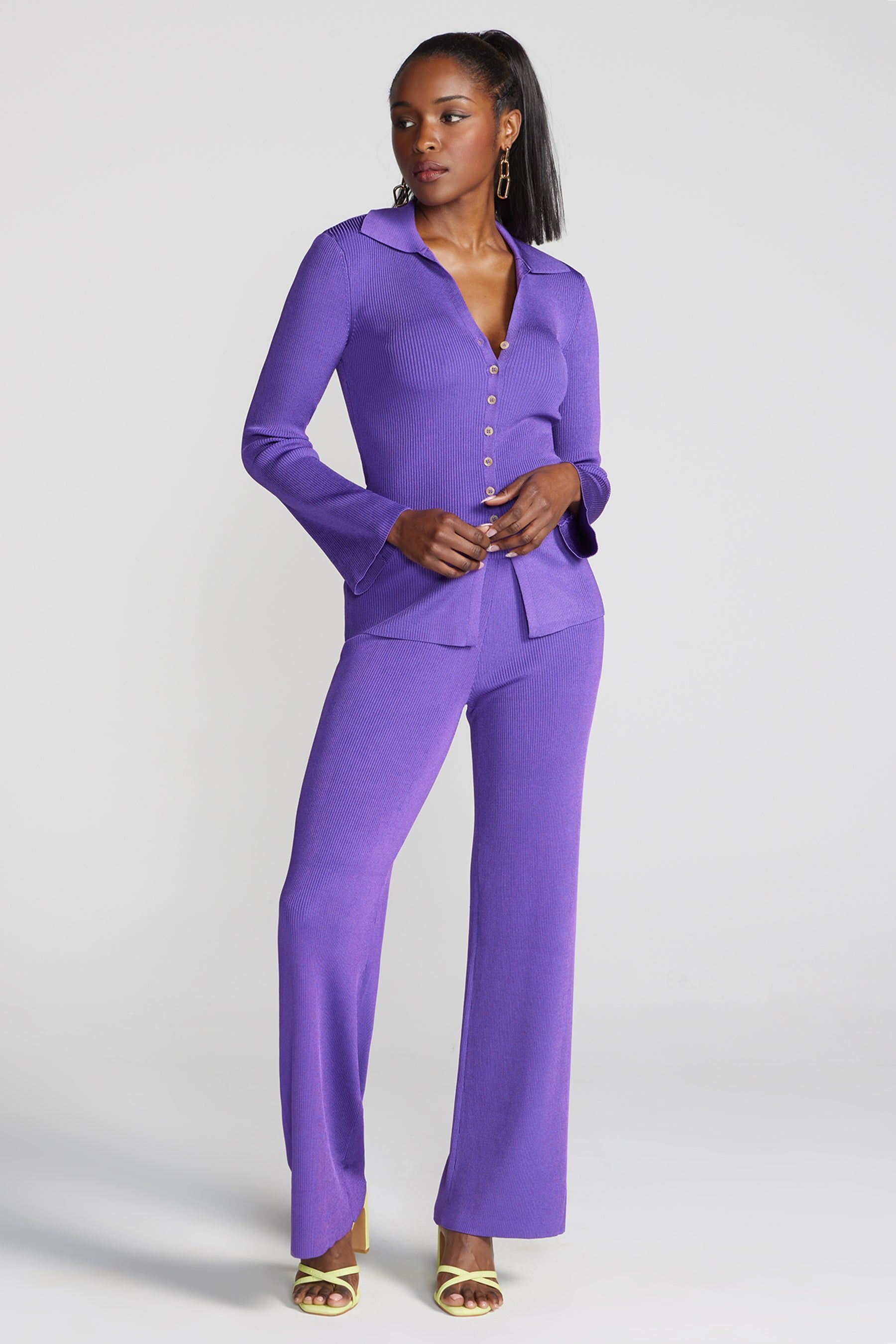 Peplum Button Down Shirt sold by Lord & Taylor product image thumbnail 2