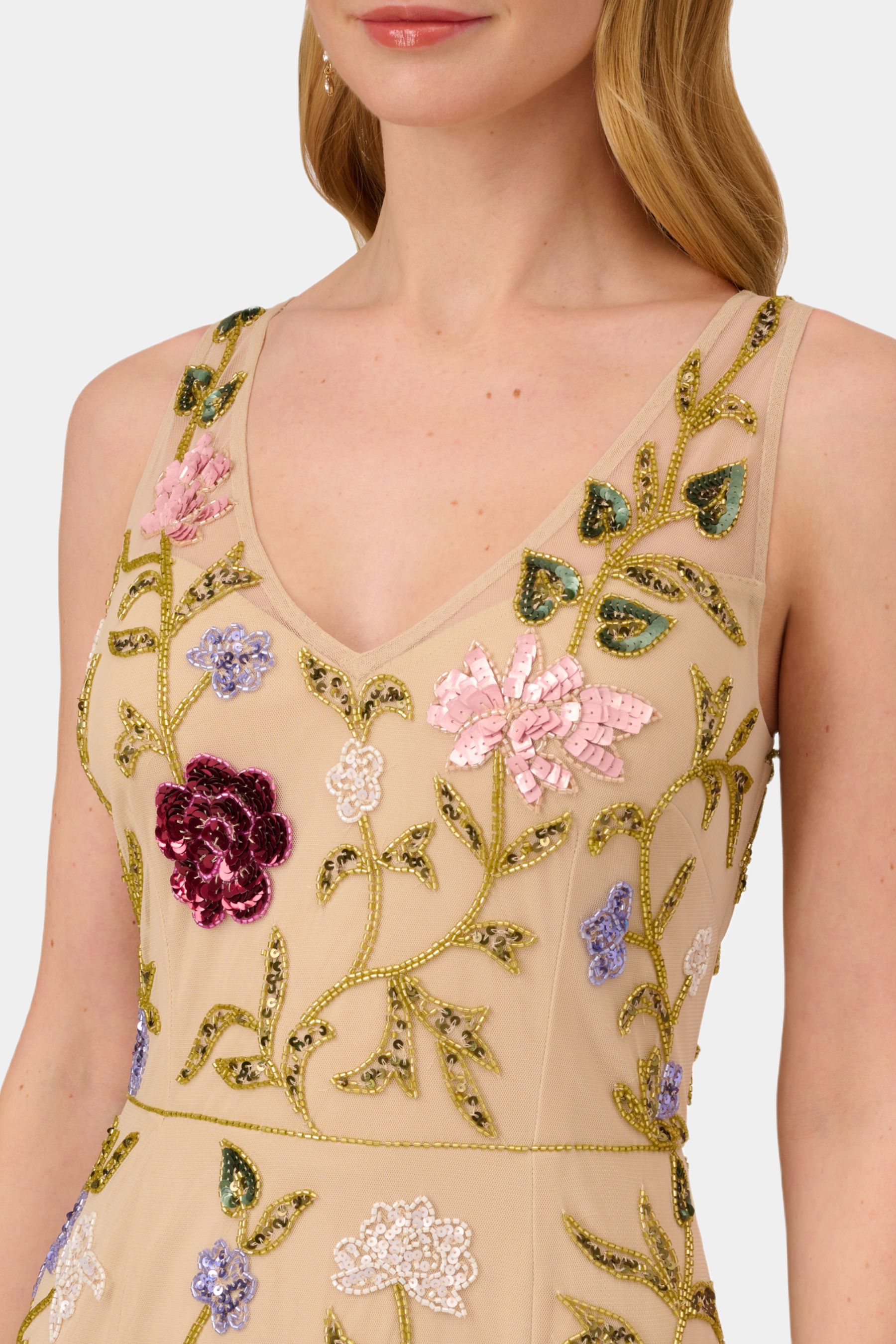 Beaded Maxi Dress sold by Lord & Taylor product image thumbnail 3