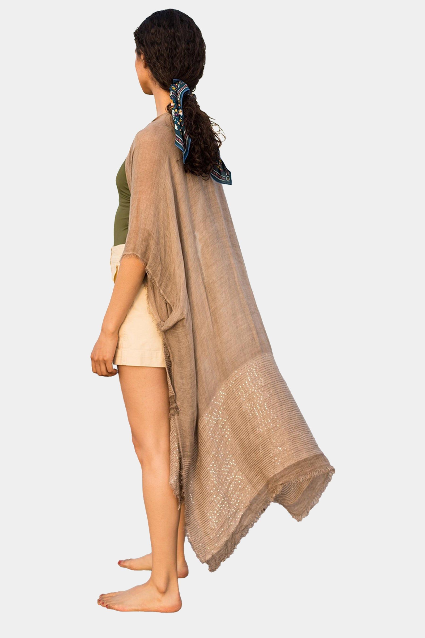 Shimmer Lightweight Ruana sold by Lord & Taylor product image thumbnail 4