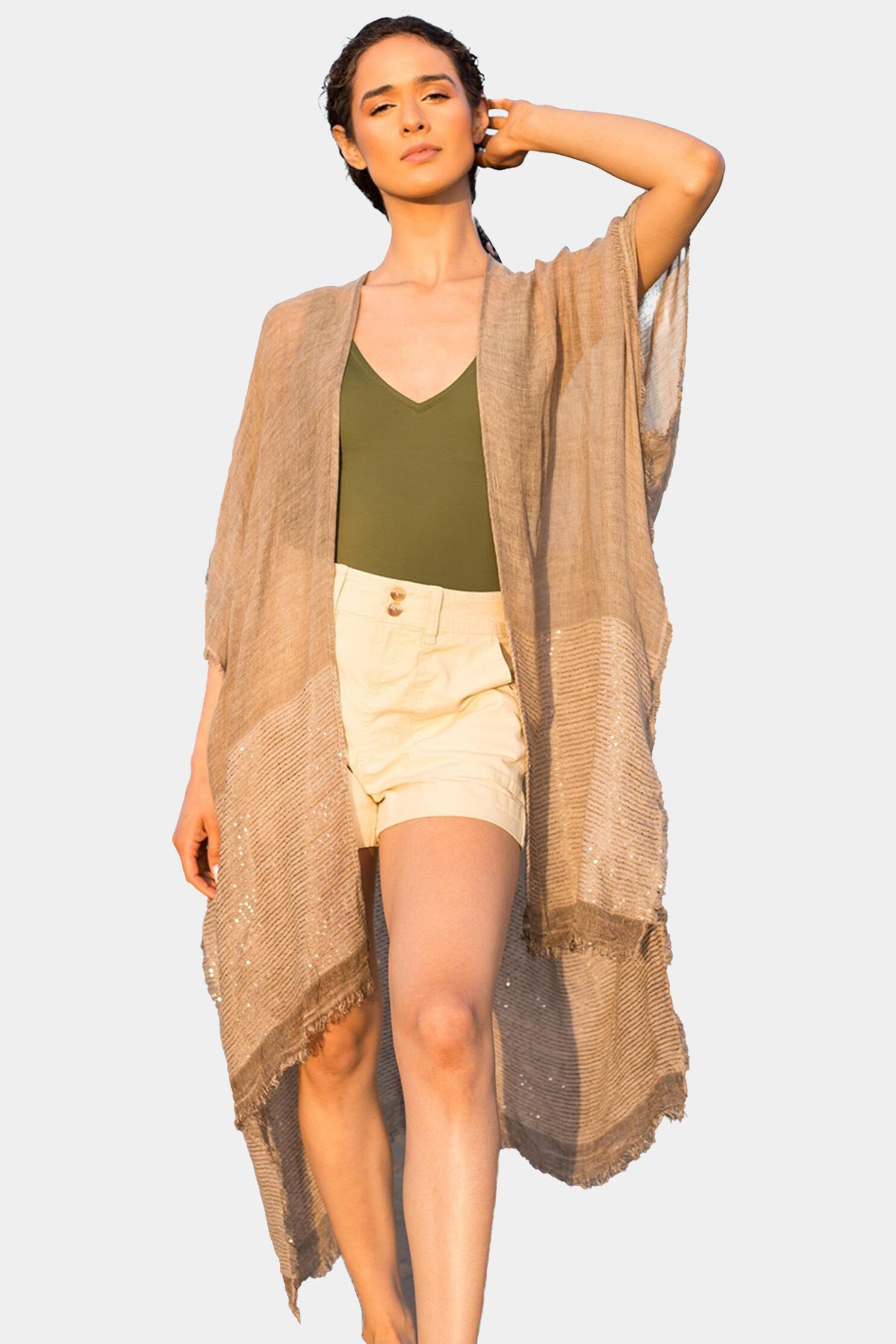 Shimmer Lightweight Ruana sold by Lord & Taylor product image thumbnail 2