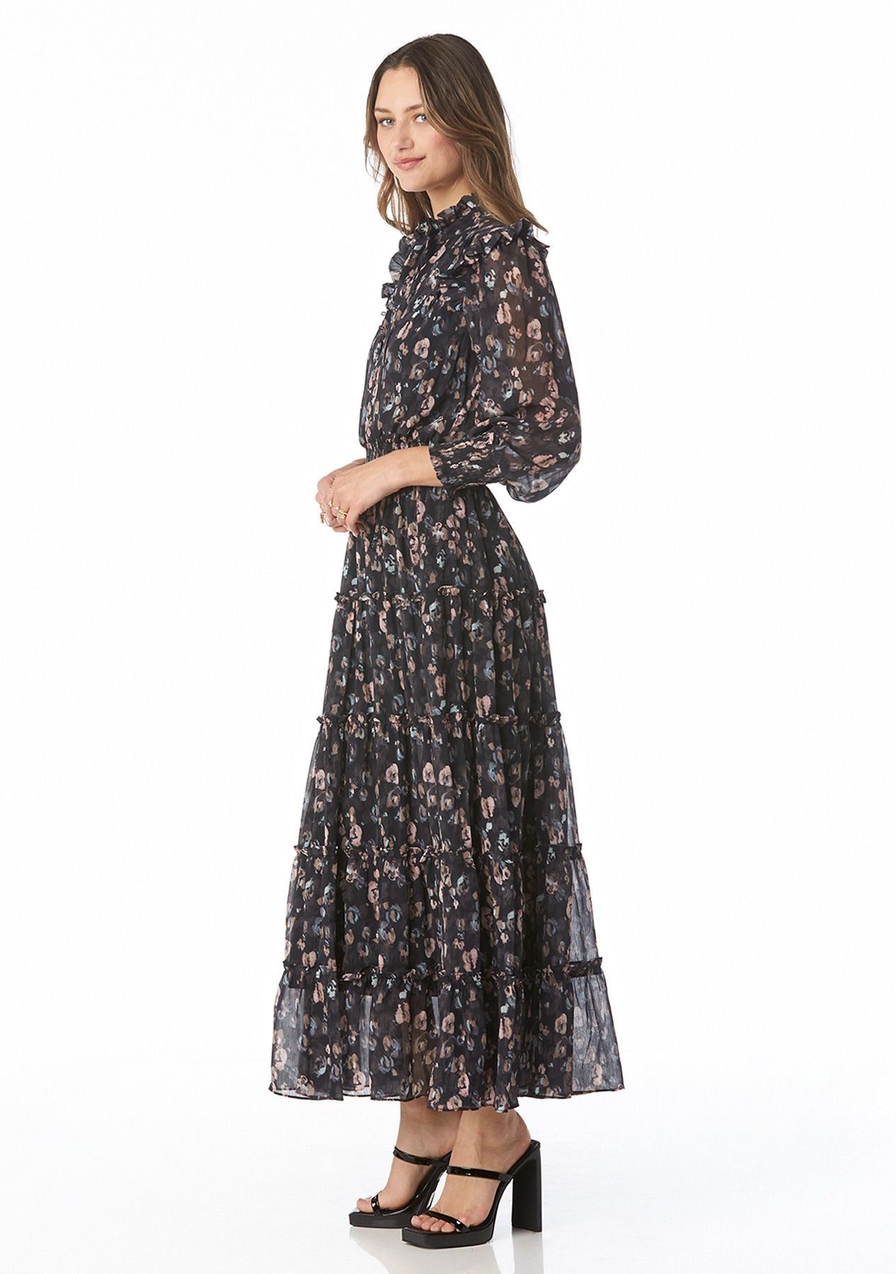 Luna Ruffle Collar Dress sold by Lord & Taylor product image thumbnail 2