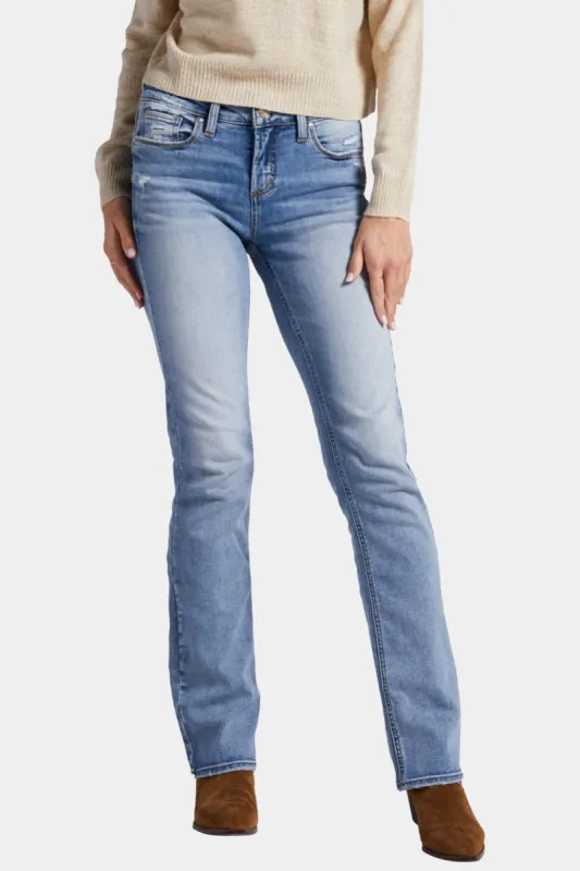 Elyse Mid Rise Slim Bootcut Jeans sold by Lord & Taylor