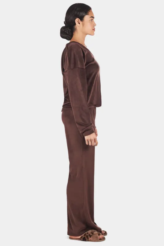 Velour V-Neck Pant Set sold by Lord & Taylor