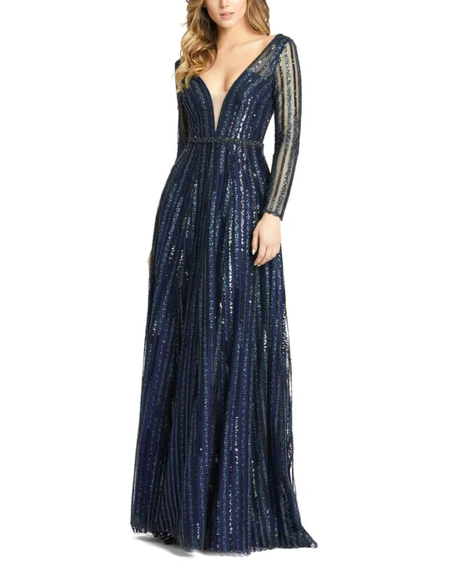 Sequin A-Line Gown sold by Lord & Taylor
