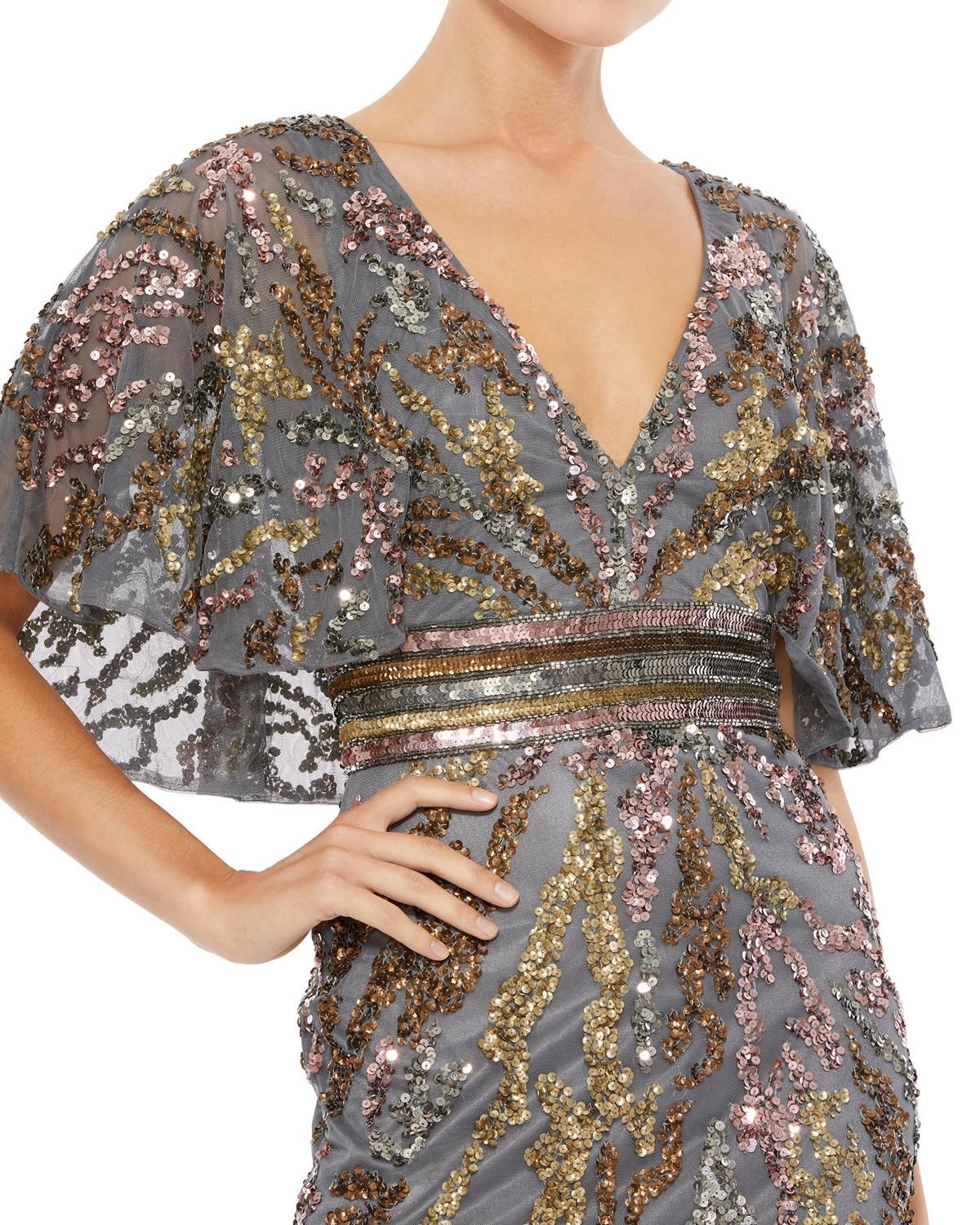 Capelet Sheath Gown sold by Lord & Taylor product image thumbnail 2