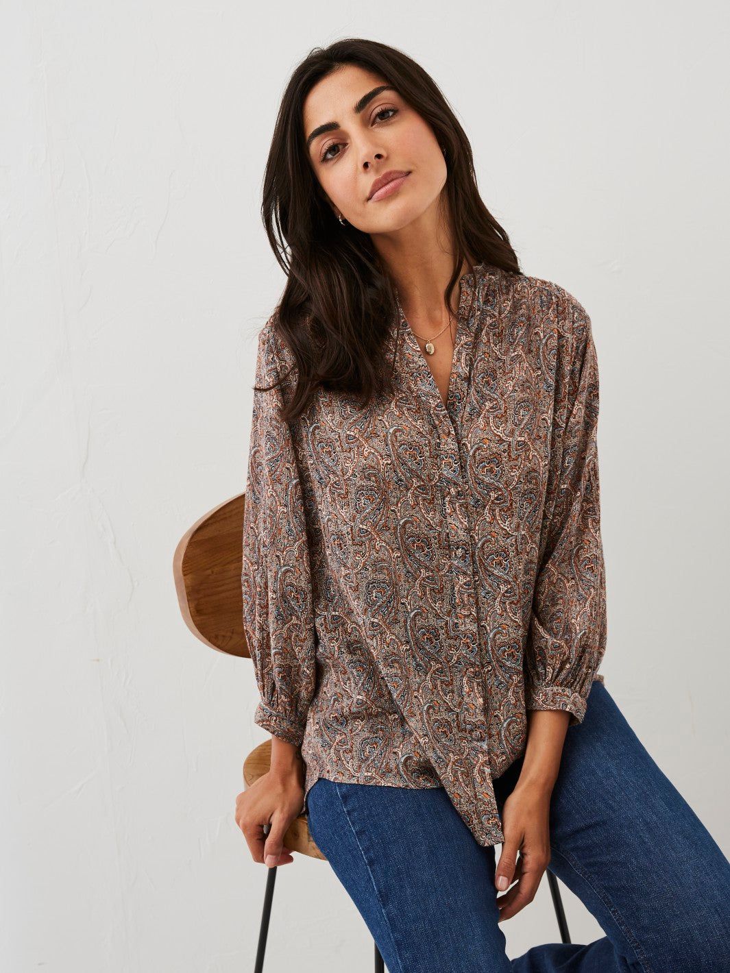 Evelyn Legacy Paisley Blouse sold by Lord & Taylor product image thumbnail 5