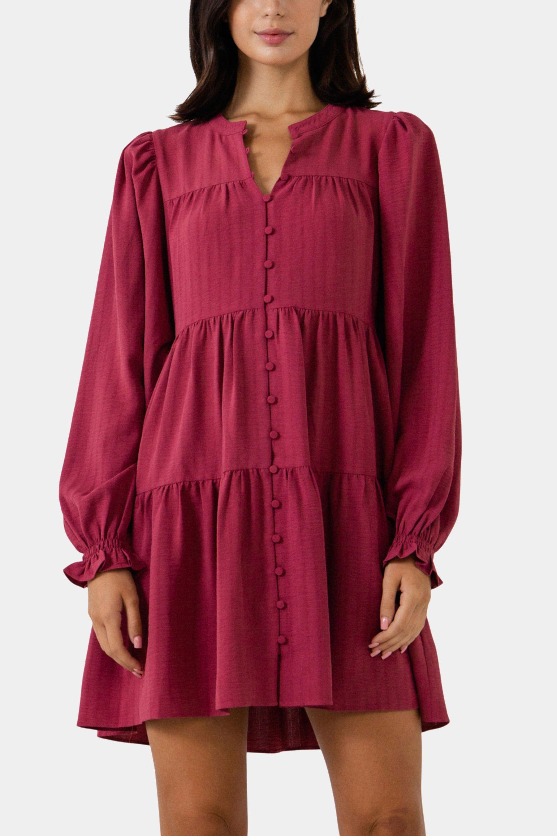 Tiered Mini Dress sold by Lord & Taylor product image thumbnail 5