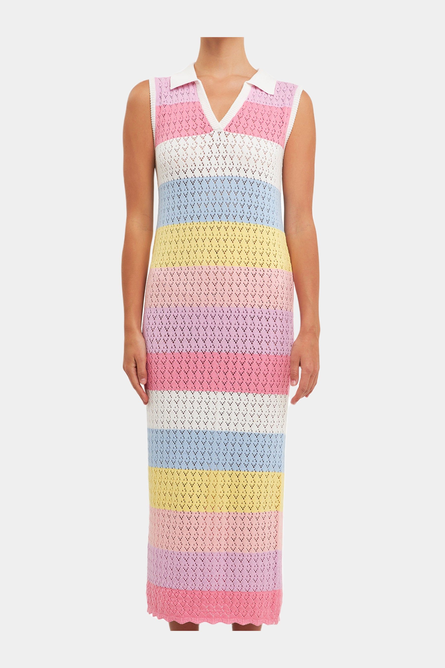 Crochet Knit Maxi Dress sold by Lord & Taylor product image thumbnail 2