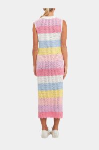 Crochet Knit Maxi Dress sold by Lord & Taylor