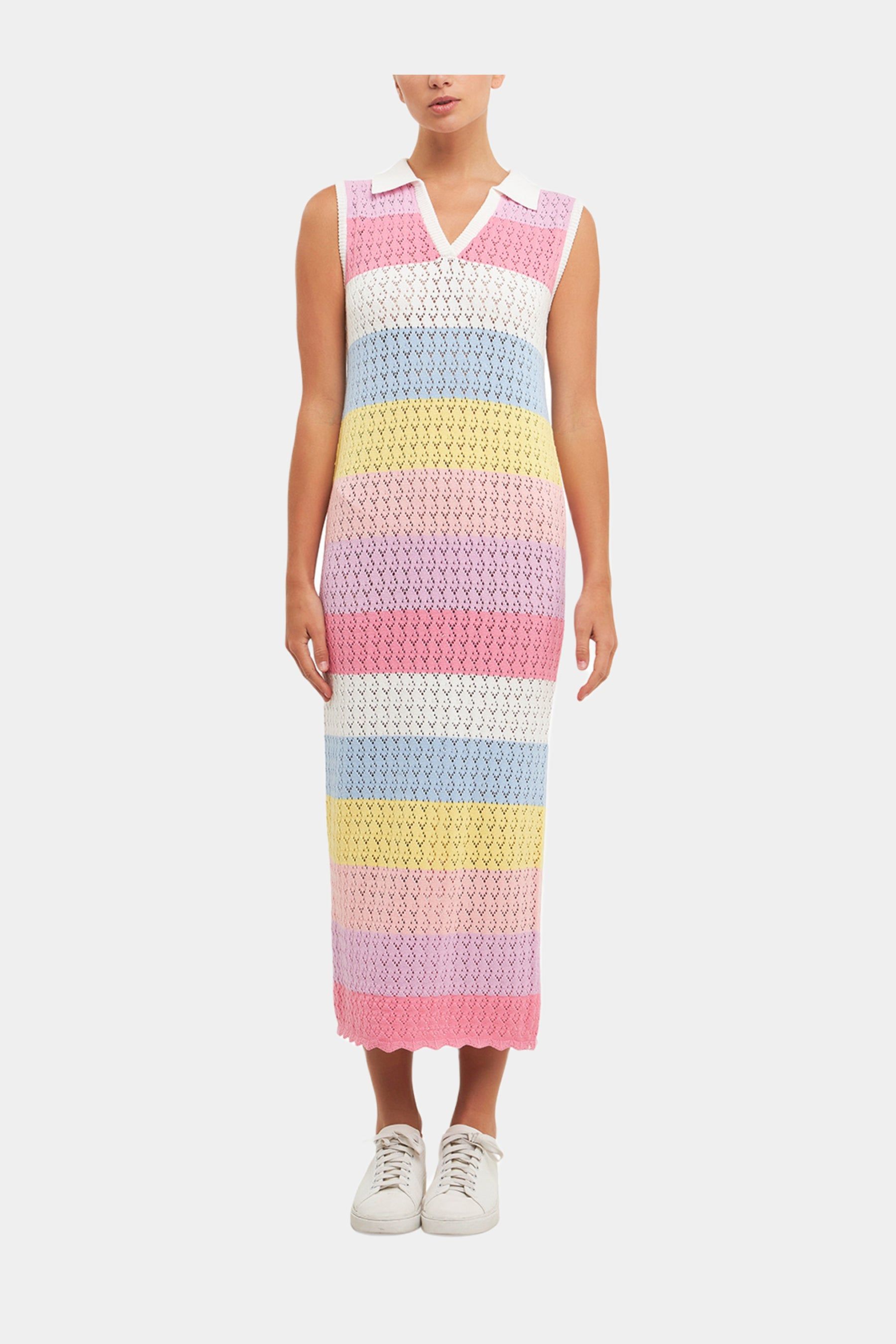 Crochet Knit Maxi Dress sold by Lord & Taylor