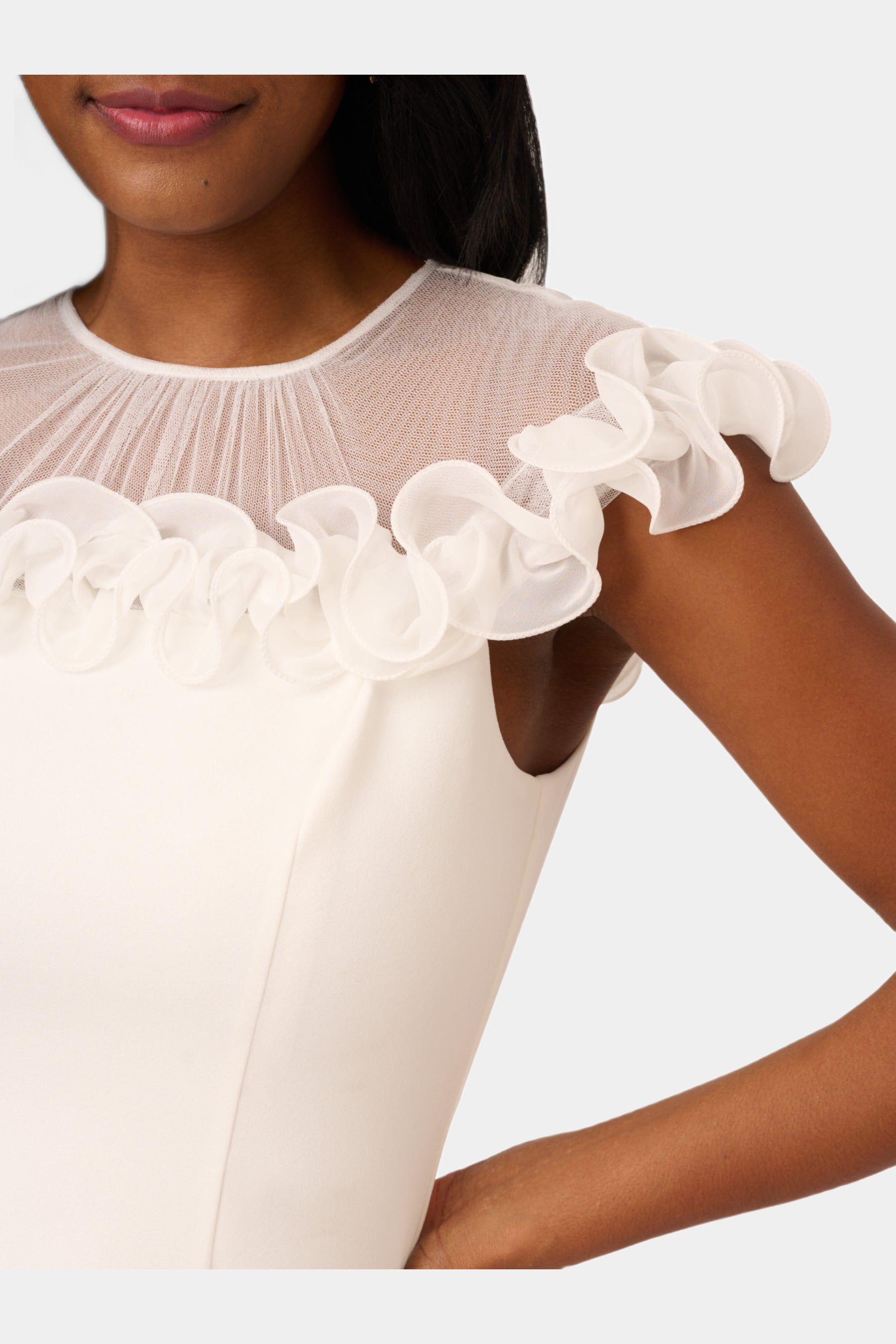 Knit Crepe Rosette Sheath Dress sold by Lord & Taylor product image thumbnail 2