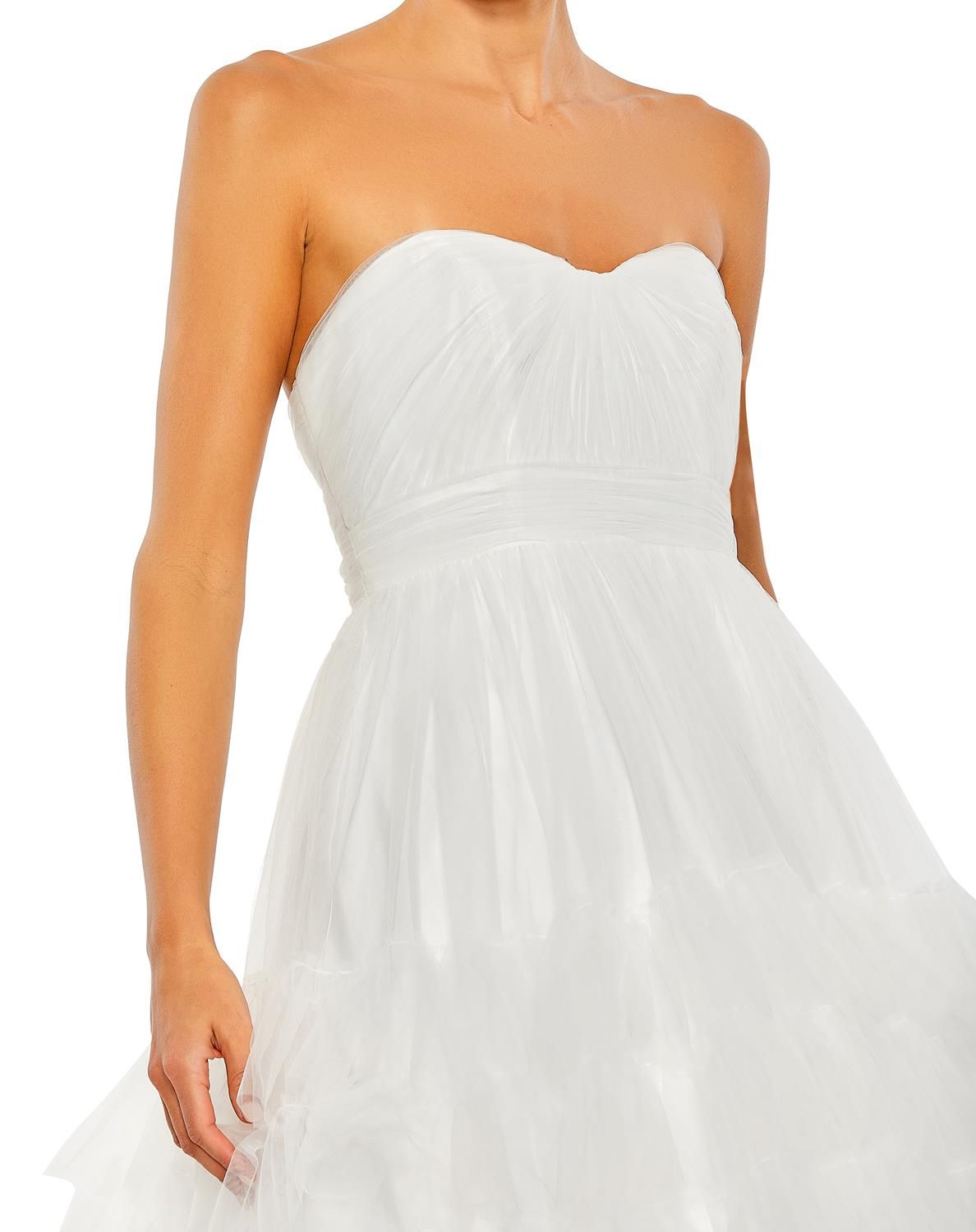 Bustier Tulle Tierd Ballgown sold by Lord & Taylor product image thumbnail 3