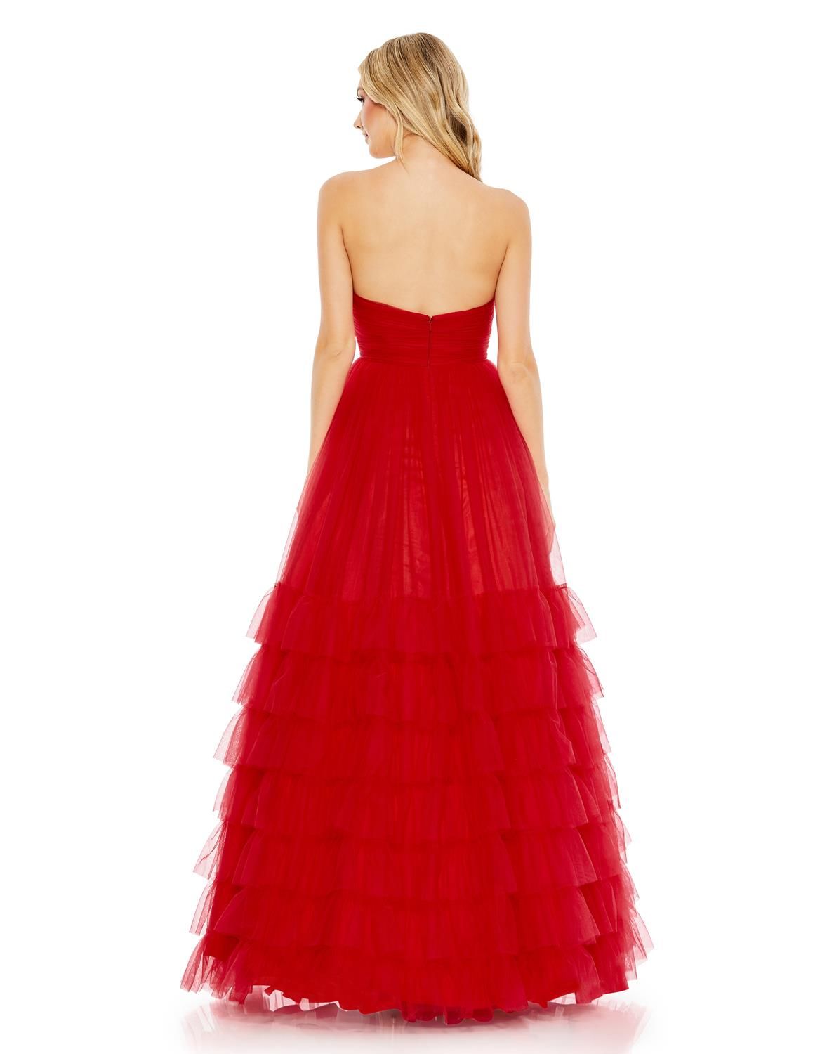 Bustier Tulle Tierd Ballgown sold by Lord & Taylor product image thumbnail 7