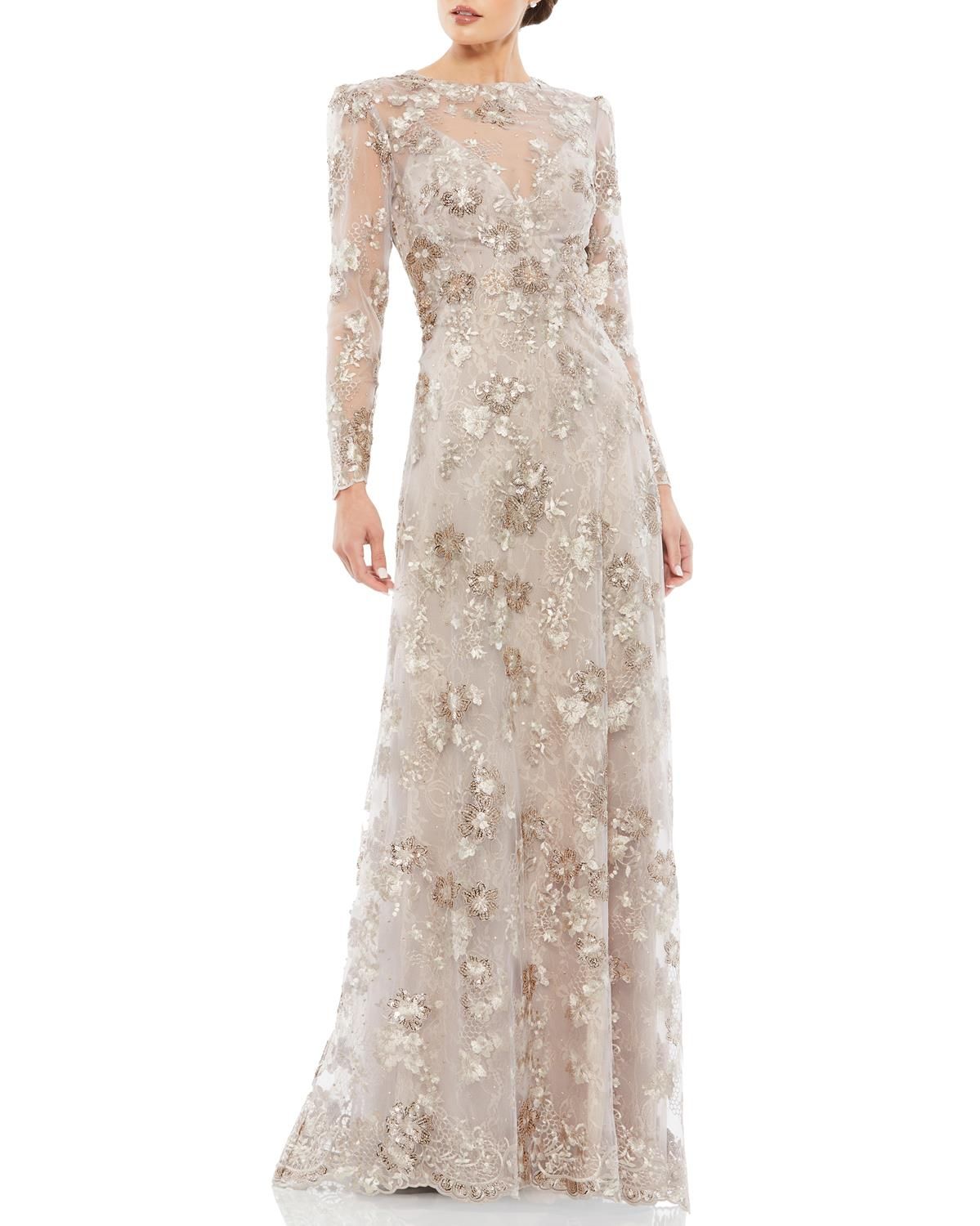 Longsleeve Lace Gown sold by Lord & Taylor