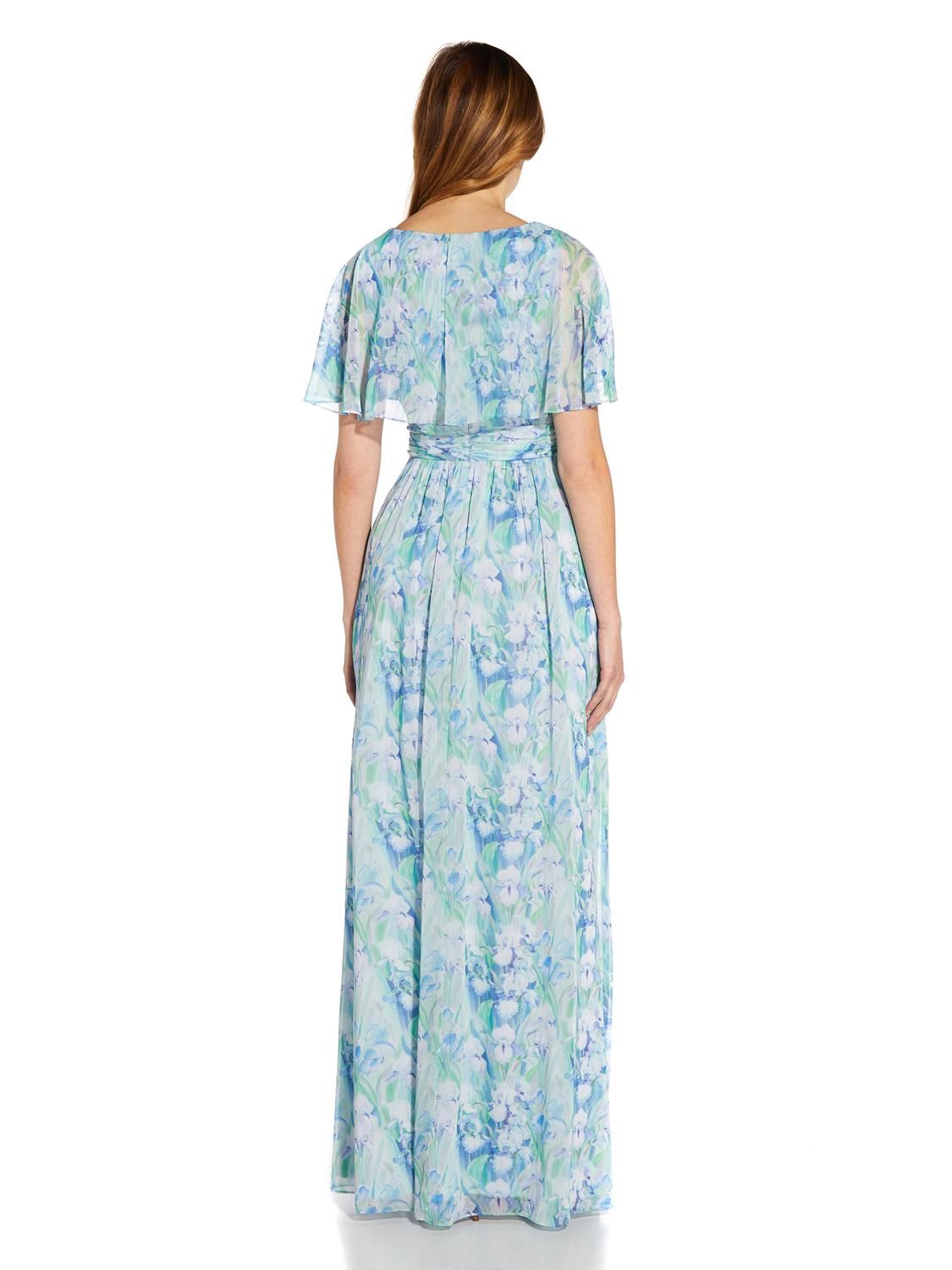 Printed Chiffon Gown sold by Lord & Taylor product image thumbnail 2