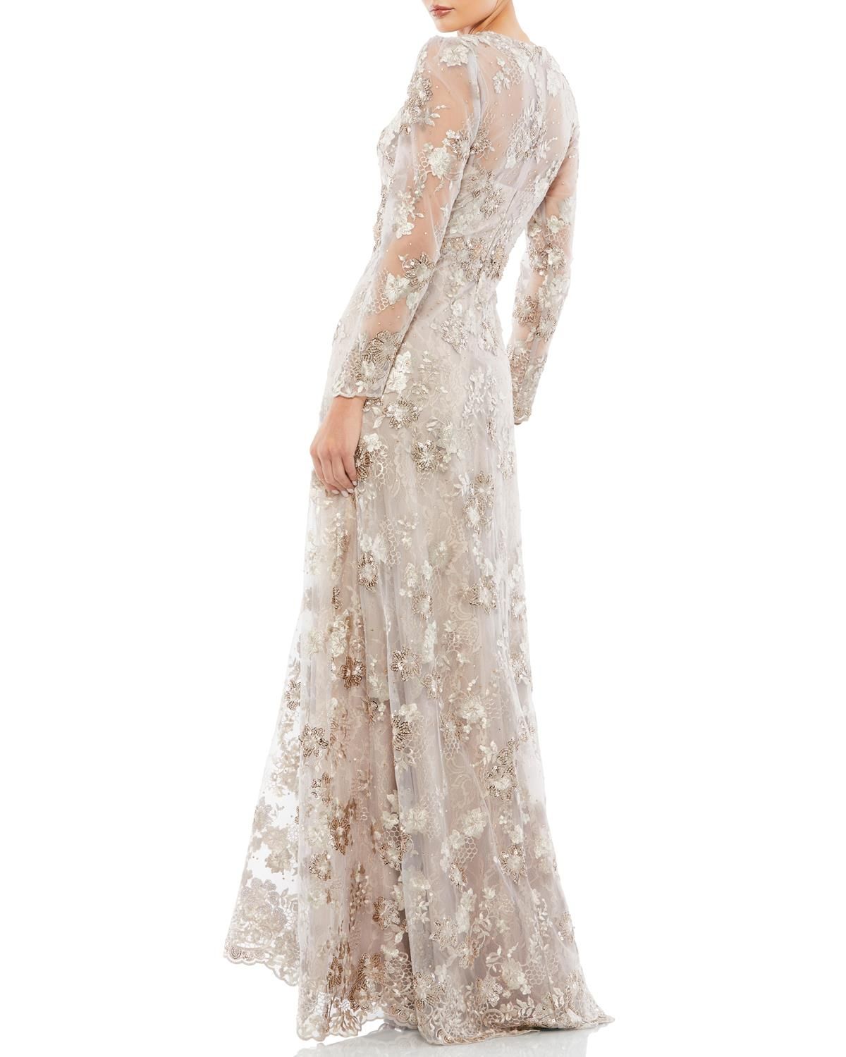 Longsleeve Lace Gown sold by Lord & Taylor product image thumbnail 2