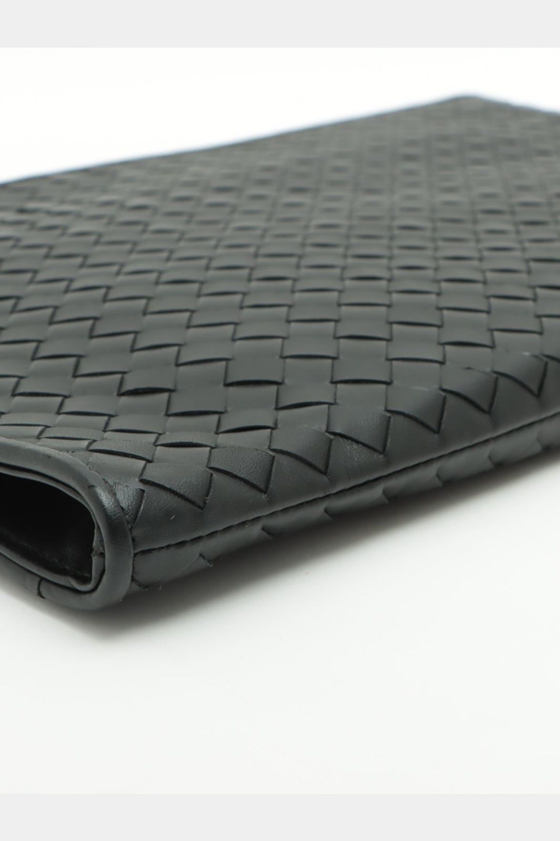 Intrecciato Leather Clutch Bag sold by Lord & Taylor product image thumbnail 3