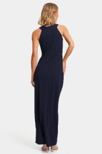 Scuba Crepe Halter Neck Maxi Dress sold by Lord & Taylor