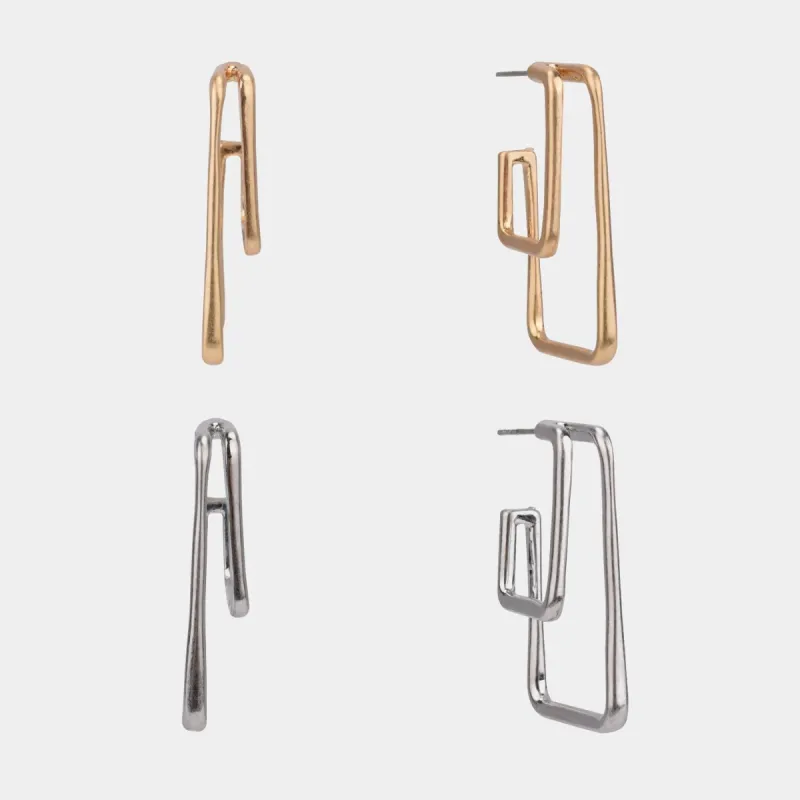 Duo Post Hoop Earring Set sold by Lord & Taylor