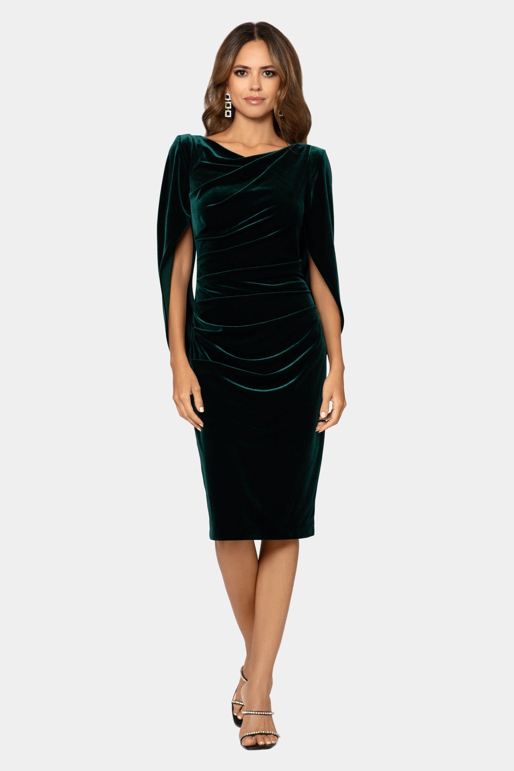 Short Velvet Drape Back sold by Lord & Taylor product image thumbnail 6