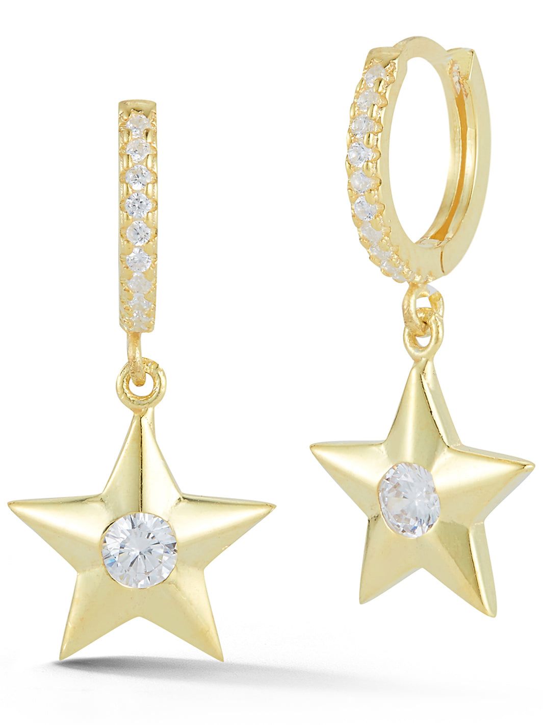 Sterling Silver Star Huggie Earring sold by Lord & Taylor product image thumbnail 6