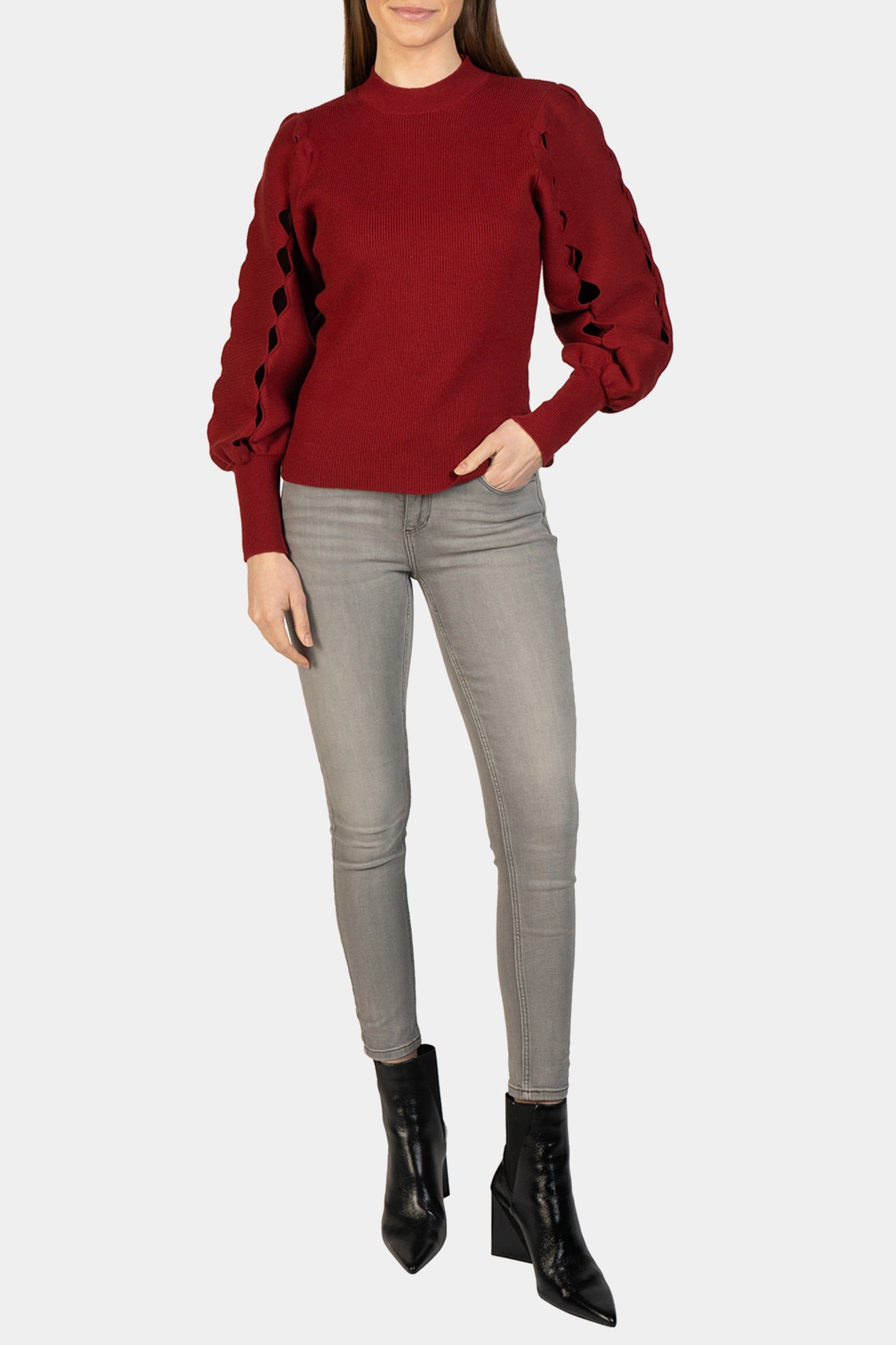 Cutout Sleeve Sweater sold by Lord & Taylor product image thumbnail 4