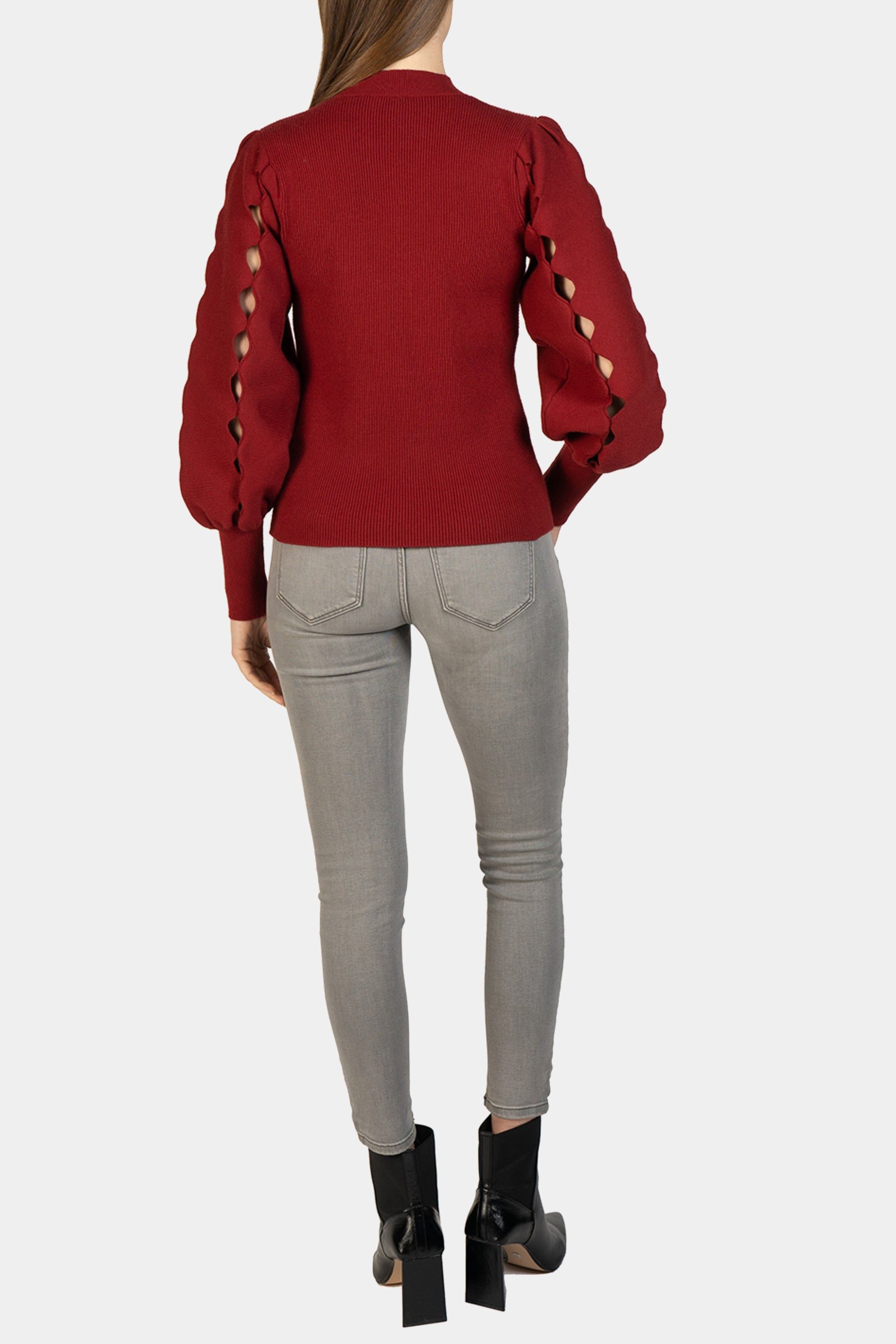 Cutout Sleeve Sweater sold by Lord & Taylor product image thumbnail 5