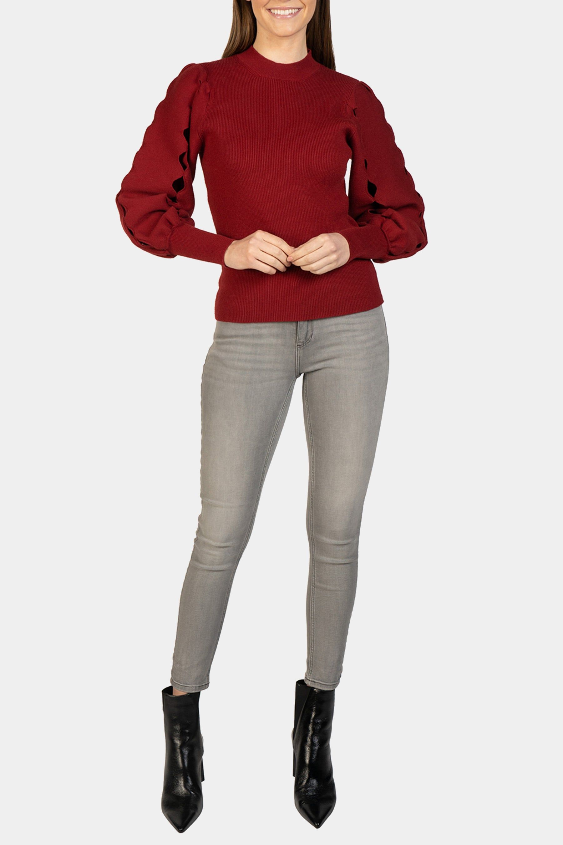 Cutout Sleeve Sweater sold by Lord & Taylor product image thumbnail 3