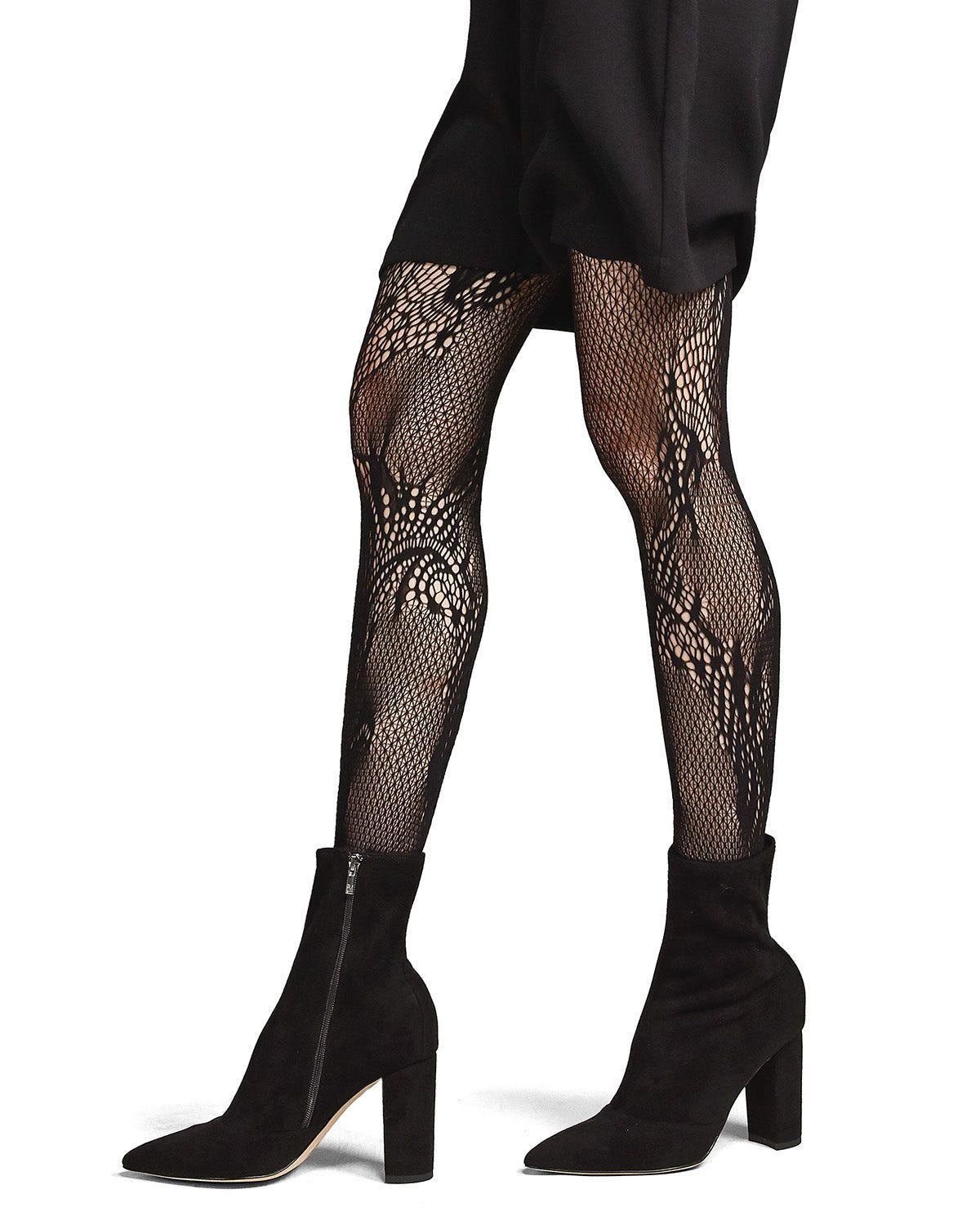 Feather Lace Net Tights sold by Lord & Taylor product image thumbnail 3