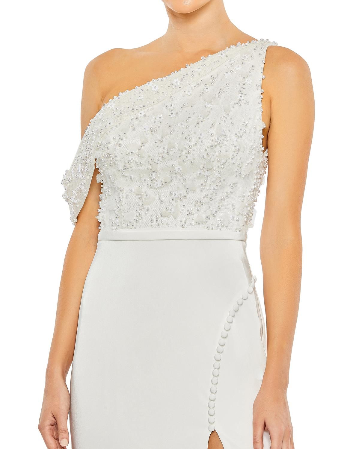Embellished Drop Shoulder Column Gown sold by Lord & Taylor product image thumbnail 3