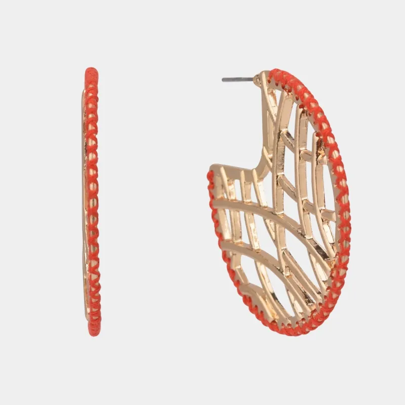 Worn Gold Filigree Hoop Earrings sold by Lord & Taylor