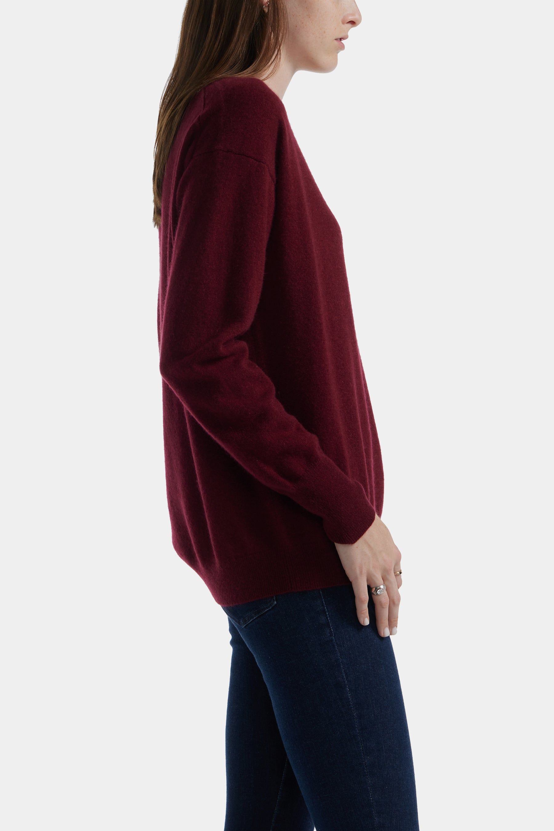 Cashmere V-neck Drop Shoulder Sweater sold by Lord & Taylor product image thumbnail 14