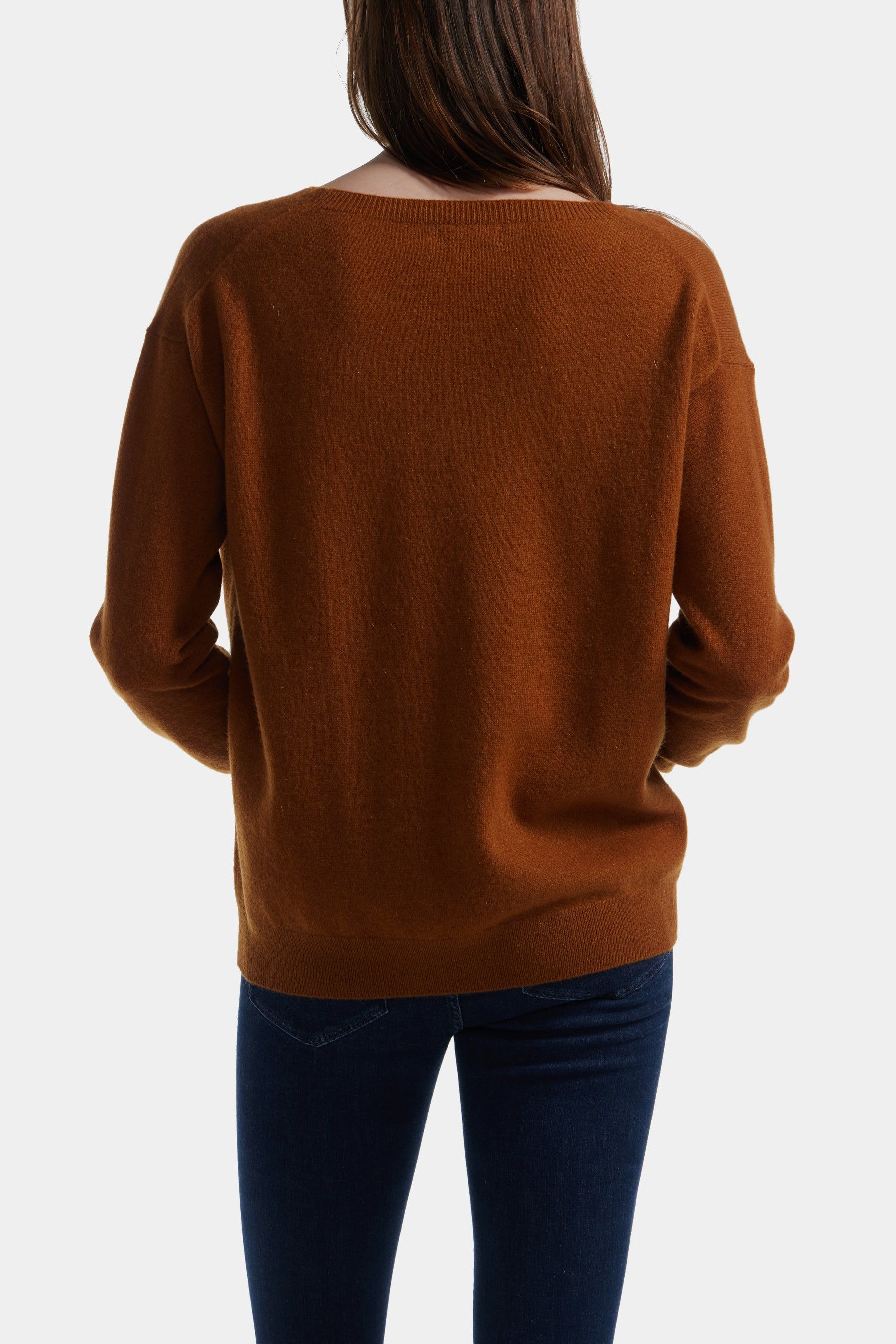 Cashmere V-neck Drop Shoulder Sweater sold by Lord & Taylor product image thumbnail 20